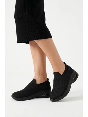 Ayakkabı Fuarı Elit ERD2516 Kadın Klasik Sneaker Siyah