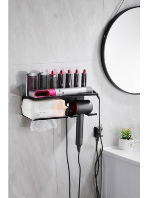 Empressco 3ART Metal Dyso-N Airwrap Stand - Saç Kurutma Makinesi Askısı - Banyo Rafı - Fiyatı, Yorumları