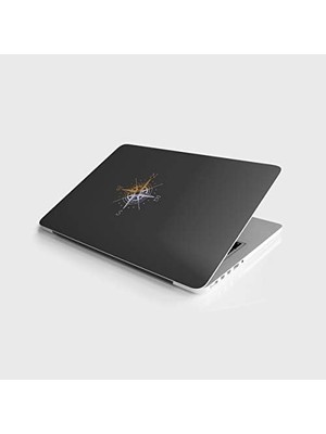 Laptop Notebook Pc Kaplama Etiketi Pusula