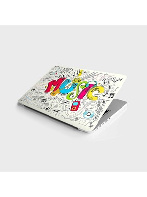 Laptop Bilgisayar Notebook Pc Kaplama Etiketi Music
