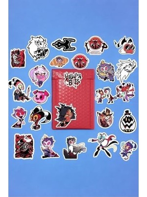 Helluva Boss Paketi/bullet Journal Defter Çıkartma Ajanda Laptop Etiket