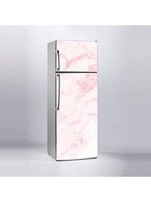 Buzdolabı Kaplama Dolap Kaplama Etiketi Pembe Mermer