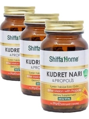 Shiffahome Shiffa Kudret Narı Propolisli Kapsül 1 Paket (1 x 1 Adet) (3 Paketi)