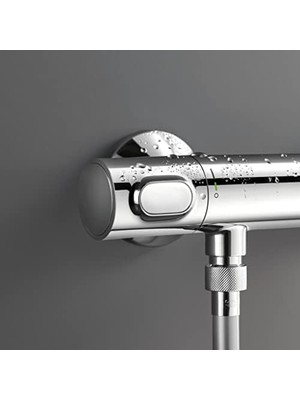 Precision Termostatik Duş Bataryası, Su Tasarruflu, Krom, 34840000
