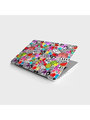 Laptop Bilgisayar Notebook Pc Kaplama Etiketi Lucy Race
