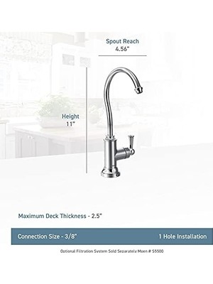 S5510ORB Sıp Geleneksel One-Handle Arc Içecek Musluk, Yağla Ovulmuş Bronz