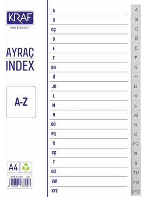 Kraf Separatör 1004 A-Z