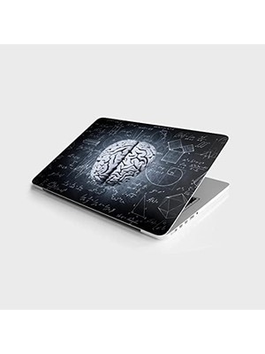 Laptop Bilgisayar Notebook Pc Kaplama Etiketi Formüller Beyin