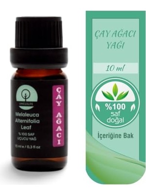 Unicuslife% 100 Saf Doğal Çay Ağacı Yağı (Seyreltilmemiş) 10 ml