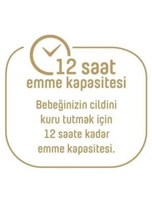 Pure Baby Organik Pamuklu Cırtlı Bez 2'li Paket 1 Numara Yenidogan 128 Adet