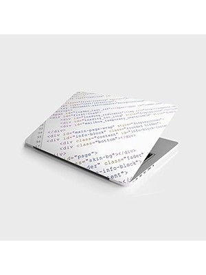 Laptop Notebook Pc Kaplama Etiketi Yazılım Html
