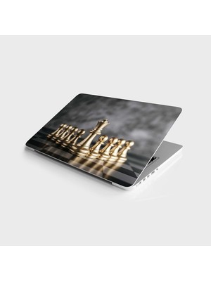 Laptop Notebook Pc Kaplama Etiketi Satranç