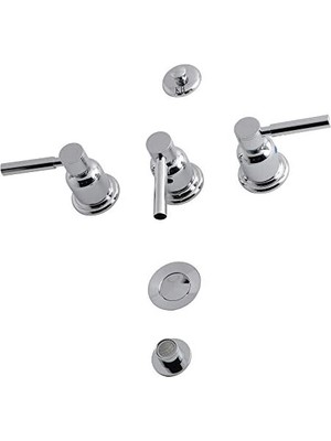 KB6321DL Bide Bataryası, Parlak Krom, 8 x 2,13 x 2,13