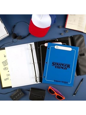 Trapper Keeper Binder, Things, 1 Inç Bağlayıcı 2 Klasör ve Ekstra Cep Içerir, Neon (261138G-25)