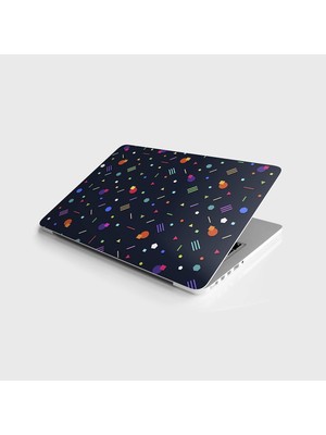 Laptop Notebook Pc Kaplama Etiketi Geometry Absract