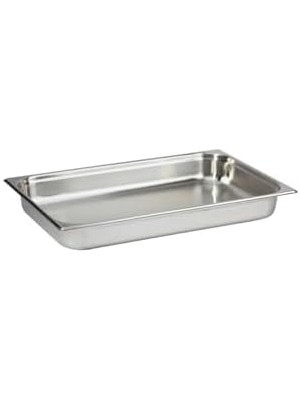 Paslanmaz Çelik Gastronom/gastronorm Küvet Gn 1/1-65 (53 x 32,5 x 6,5 Cm)
