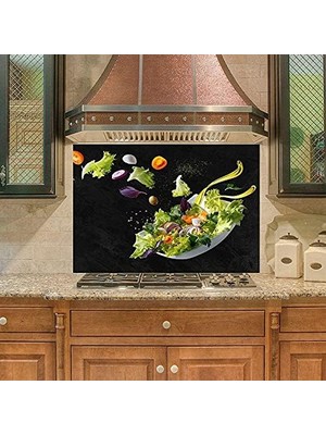 Mutfak Duvar Tezgah Arası Ocak Arkası Kaplama Salata