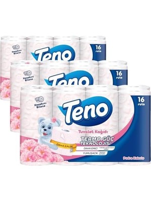Teno Avantaj Pak. Parfüm Tuvalet Kağıdı 16'lı (3 Paketi)