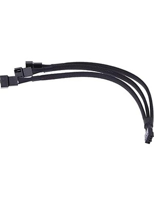 4303 Fan Çoklayıcı Y Pwm Kablosu 4 Pin Switch 3 Pin 3 Port