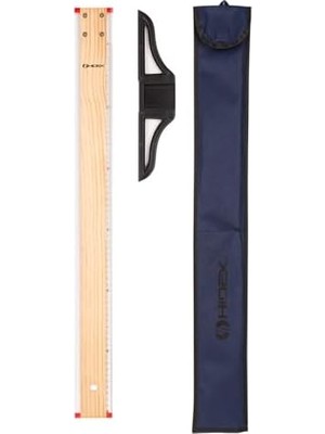 Hidex Ahşap T-Cetveli 60 cm (Sökülebilir Başlık, Kumaş Kılıf)