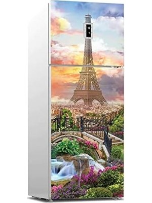 Buzdolabı Kaplama Dolap Kaplama Etiketi Paris Kolaj
