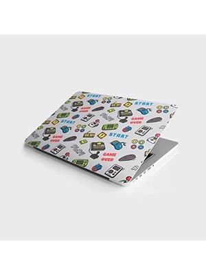 Laptop Bilgisayar Notebook Pc Kaplama Etiketi Atari Zemin
