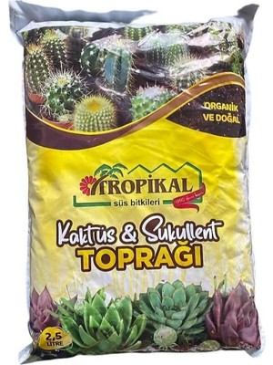 Kaktüs ve Sukulent Toprağı 2,5 Lt