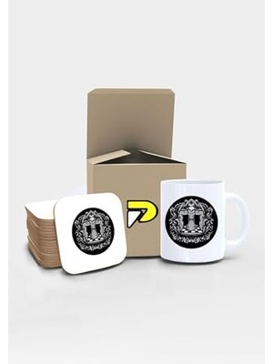 Satranç At Tasarımlı Baskılı Kupa Bardak Seti, Eğlenceli Özel Hediye Mug