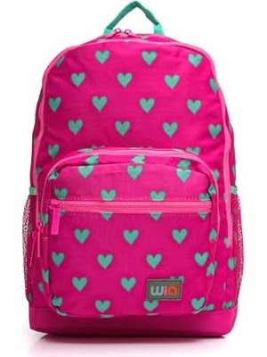 Wia Kalp Desenli Kız Çocuk Okul Sırt Çantası, Standart, WS-001, Pembe, Kız-Çocuk