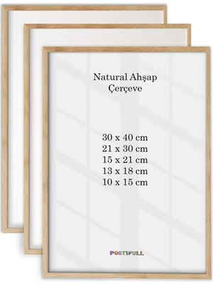 Empressco Postifull Masif Ahşap Çerçeve 3 Adet Set, Poster ve Fotoğraf Çerçevesi, Salon Ahşap Tablo, Bebek Odası Çerçeve - Fiyatı, Yorumları