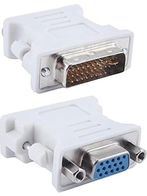 DVI (24+5) To VGA Dönüştürücü Adaptör Monitör Kablo Ucu Çevirici
