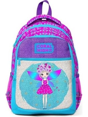 Kız Ilkokul Sırt Çantası Simli ve Parlak Okul Çantası