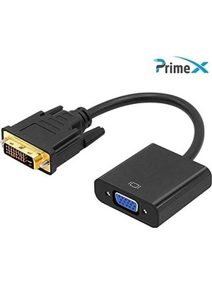 Plus PX-1300 DVI To VGA Aktif Dönüştürücü Kablo (Erkek VGA Dişi)