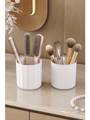 Empressco Pufwin Home 2li Eva Makyaj Fırçası ve Tarak Düzenleyici Çok Amaçlı Banyo Kozmetik Düzenleme Kutusu Organizer Set - Fiyatı, Yorumları