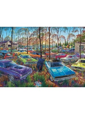 Araba Mezarlığı 1000 Parça Puzzle