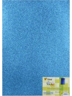 Eva 50 x 70 cm Mavi 2 mm Simli