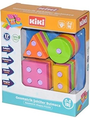 Kiki Geometrik Şekiller Bulmaca / 0-3 Yaş