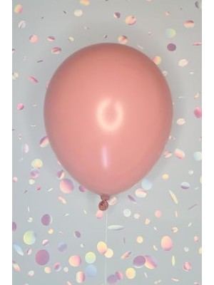 Retro Dusty Rose Lateks Balon 12 Inç Retro Renk Balonlar 10 Lu