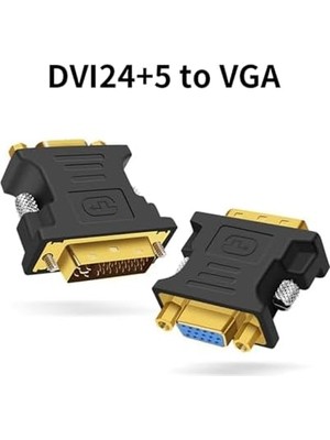 DVI 24+5 To VGA Dönüştürücü Çevirici Adaptör
