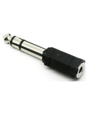 Gitar Anfi Amfi Kablo Jak Dönüştürücü Çevirici Erkek 6.5mm Dişi 3.5mm Çivi Gitar Arkasıince