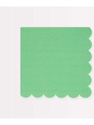 - Emerald Green Large Napkins - Zümrüt Yeşili Peçeteler (X16)