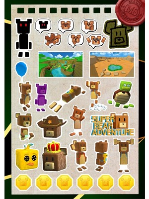 Super Adventure Çocuk Set -2-30 Adet | Renkli & Eğlenceli | Suya Dayanıklı