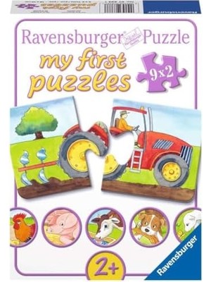73337 Puzzle Çiftlik, 9 x 2 Parça