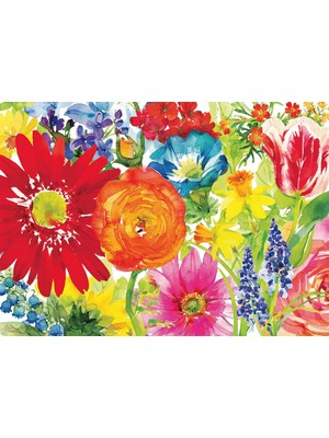 1000P Puzzle Çiçekler, Yapboz