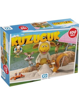 Kuzucuk Lisanslı 100 Parça 34X24CM Çocuk Puzzle Yapboz Serisi