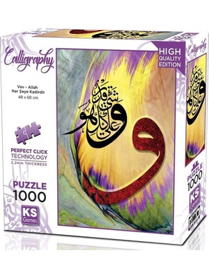 Ks Games 1000 Parça Vav Allah Herşeye Kadirdir Puzzle