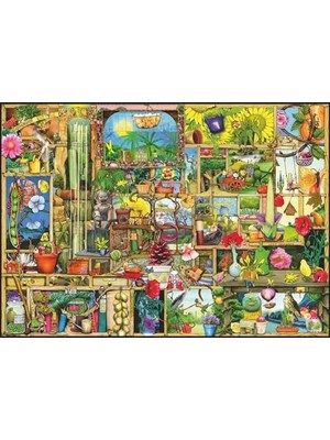 1000 Parça Puzzle Bahçıvan Dolabı