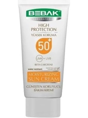 Bebak Nemlendirici Güneş Kremi 50 Spf 75 ml Tüp