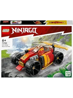 Kai’nin Yarış Arabası Evo 71780 – 6 Yaş ve Üzeri Kız ve Erkek Çocuklar Için Yılbaşı Hediyesi Fikri, Oyuncak Araba ve Kai Minifigürü Içeren Yaratıcı Oyuncak Yapım Seti (94 Parça)