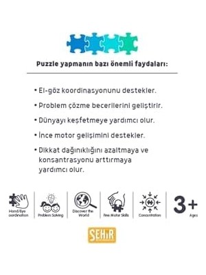 Sevimli Dostlar Lisanslı 100 Parça 34X24CM Çocuk Puzzle Yapboz Serisi